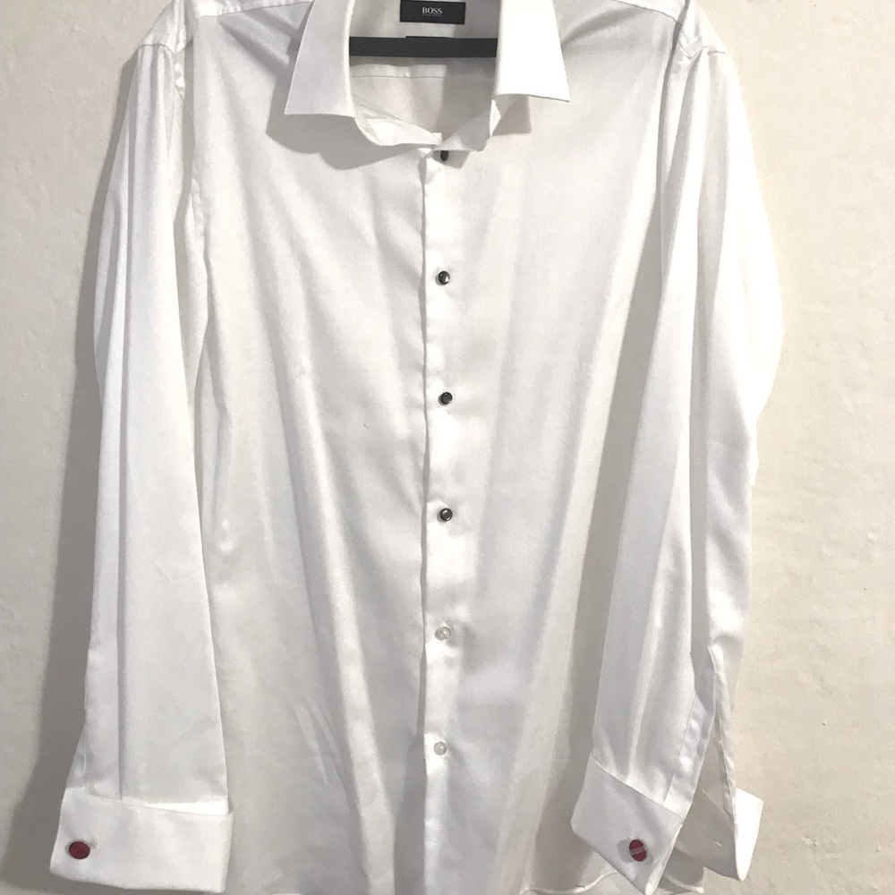 Hugo Boss Shirt&Cufflinks Included! Slim 15.5